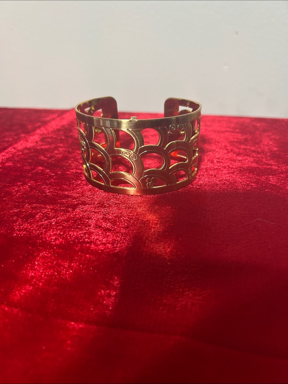 Brighton Gold Openwork Cuff Bracelet